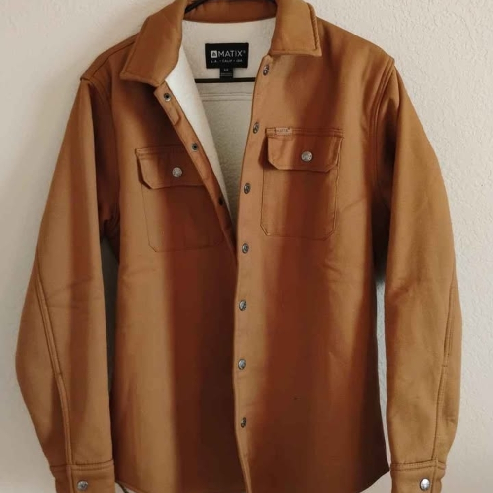 Matix Men's Brown Shirt Jacket